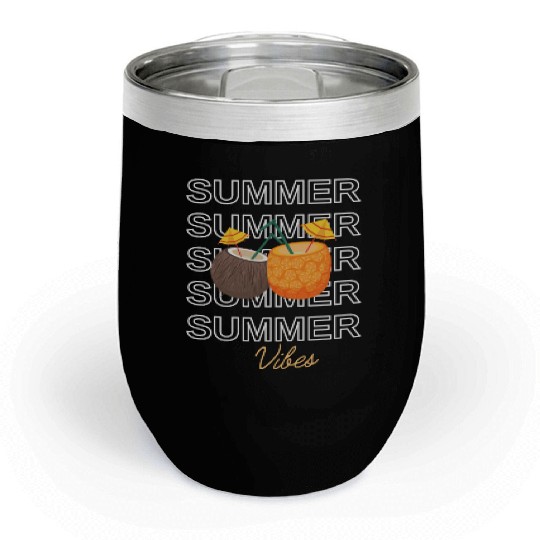 Summer adventures Chill Wine Tumblers