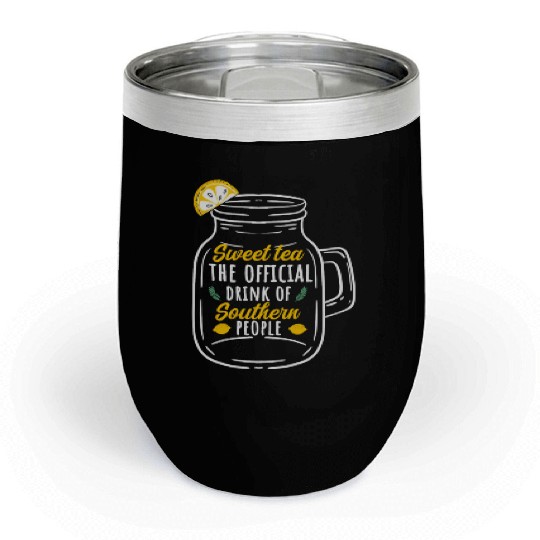 Sweet Tea Glass Outfit Southern People Chill Wine Tumblers