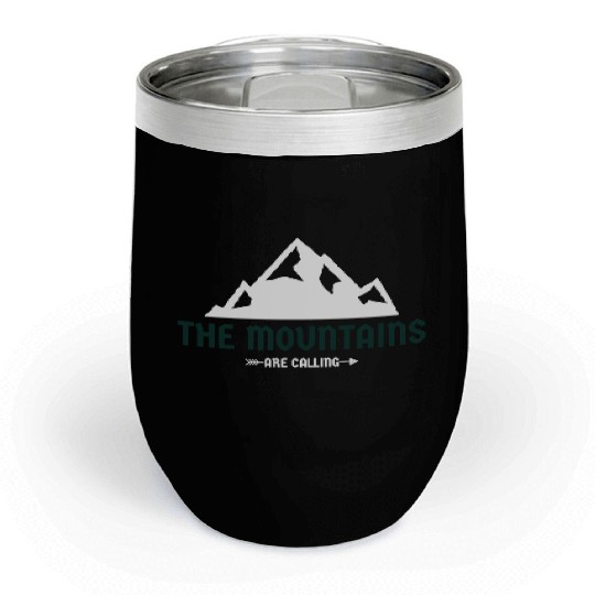 The Mountains Are Calling Chill Wine Tumblers