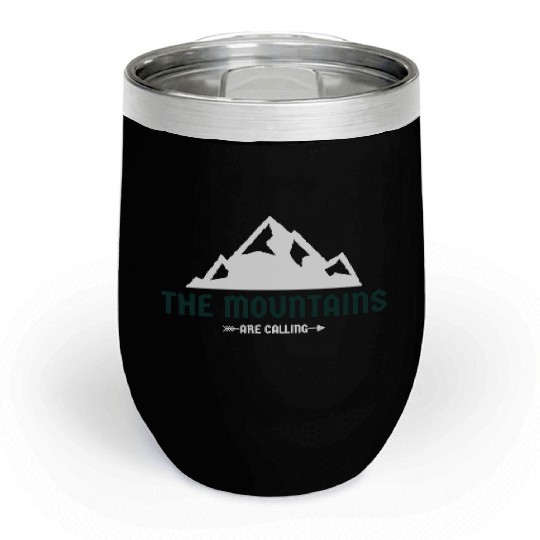 The Mountains Are Calling Chill Wine Tumblers