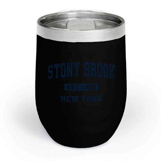 Stony Brook New York Ny Athletic Sports Chill Wine Tumblers