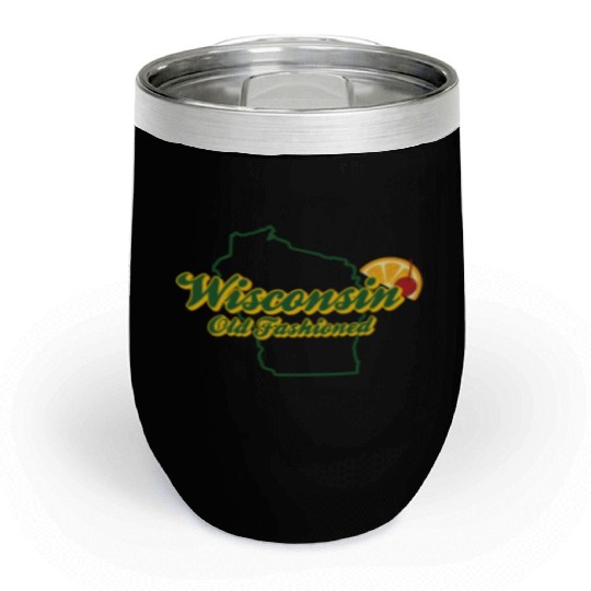 Wisconsin Old Fashioned Green Bay Chill Wine Tumblers