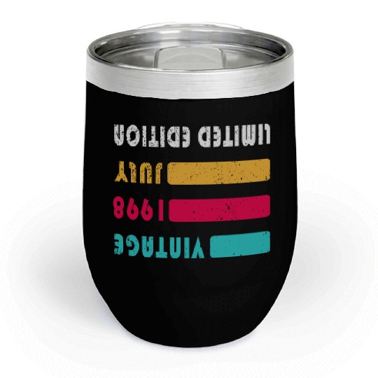 July 1998 Anniversary July 1998 July Chill Wine Tumblers