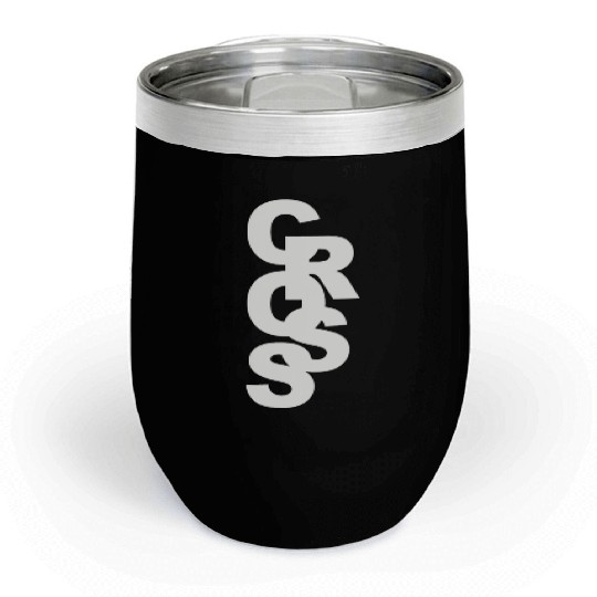 Cross Country Running Stacked Font Play Stylishs, Chill Wine Tumblers