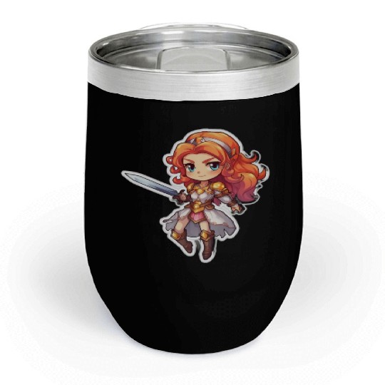 Warrior Princess Adventure Chill Wine Tumblers