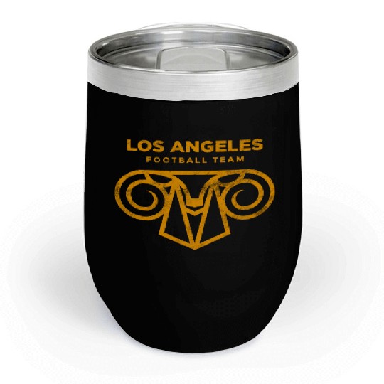 Cool Modern Rams Logo Los Angeles Sunday Football Chill Wine Tumblers