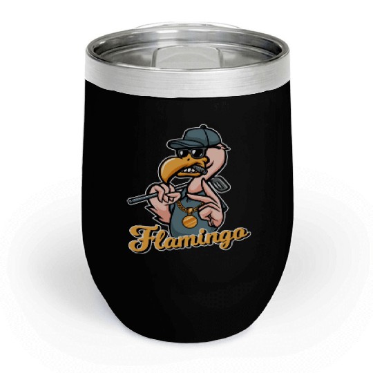Flamingo Golf Chill Wine Tumblers