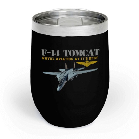 F 14 Tomcat Naval aviation Chill Wine Tumblers