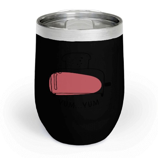Kitchen Wear Draw Image For Food Or Cooking Chill Wine Tumblers
