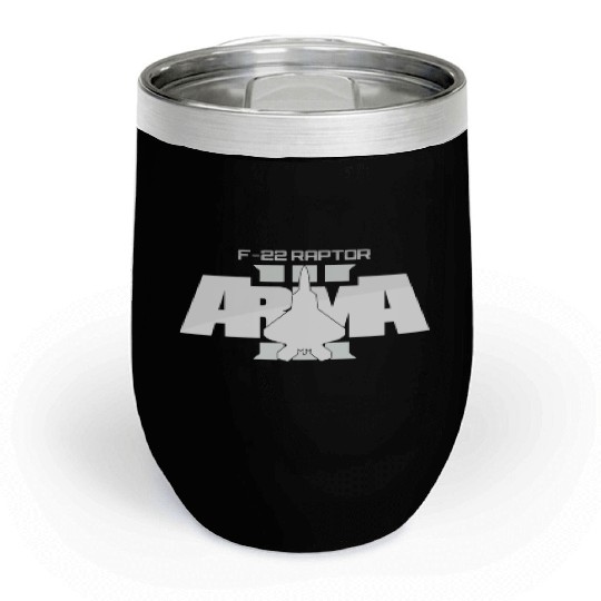 F 22 RAPTOR Chill Wine Tumblers