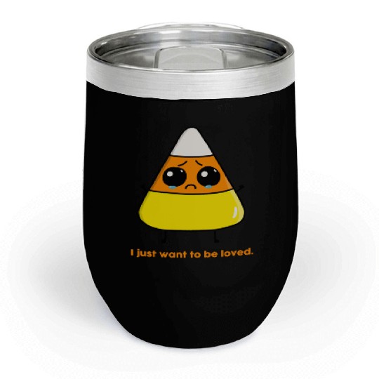 Halloween Gifts Candy Corn Chill Wine Tumblers