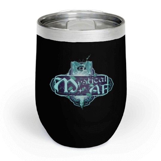 Mystical AF Spell Book and Mystic Eye Chill Wine Tumblers