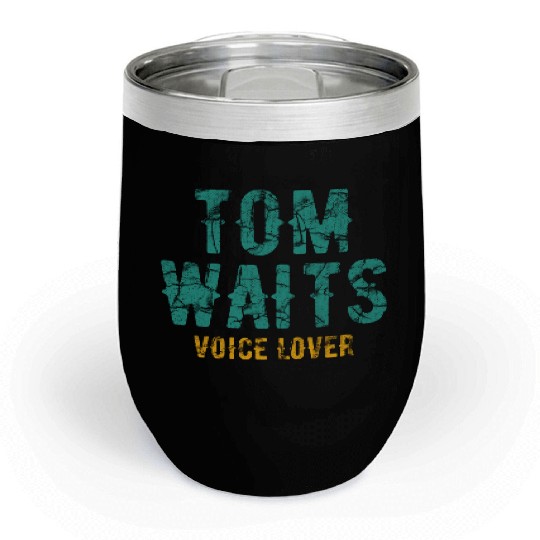 Tom Waits Voice Lover Retro Chill Wine Tumblers