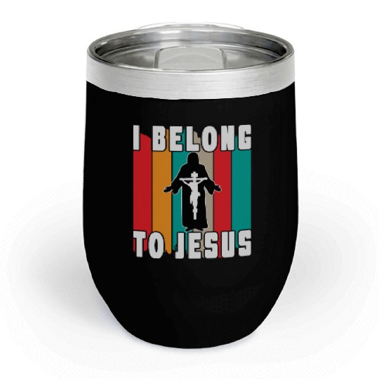 I Belong To Jesus Love Jesus Christian Christmas Chill Wine Tumblers