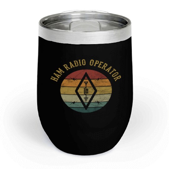 Ham Radio Operator Chill Wine Tumblers
