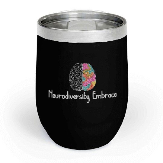 Neurodiversity Embrace Chill Wine Tumblers