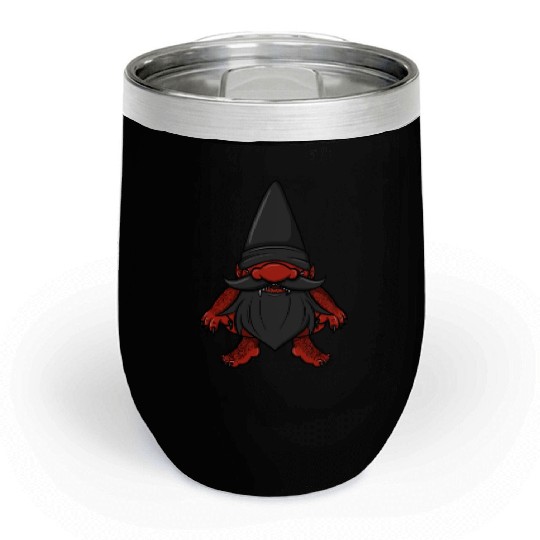 Nain Rouge Of Detroit Michigan Gnome Cryptid Lover Chill Wine Tumblers