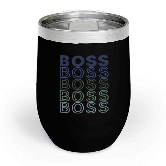 Boss gift for father in Christmas Chill Wine Tumblers