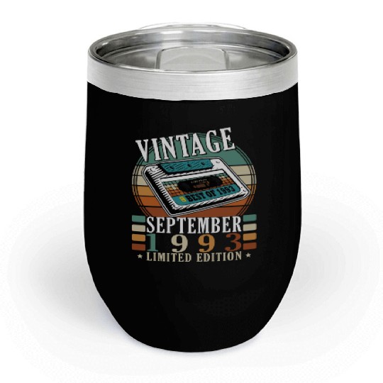 september 1993 Anniversary september 1993 septembe Chill Wine Tumblers