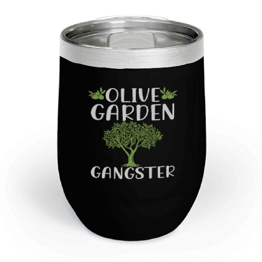 Olive Garden, Gardening, Olive Graphic Chill Wine Tumblers