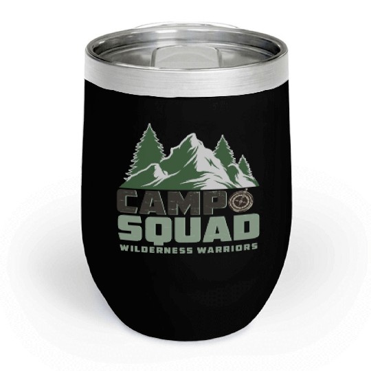 CAMP SQUAD WILDERNESS WARRIORS Chill Wine Tumblers