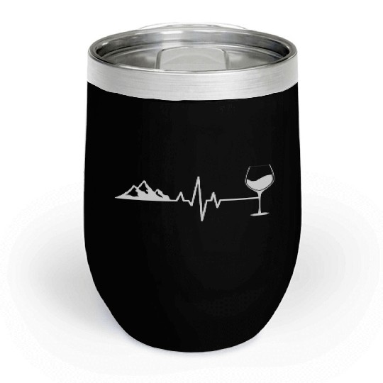 Mountains Adventure Nature Outdoor Chill Wine Tumblers