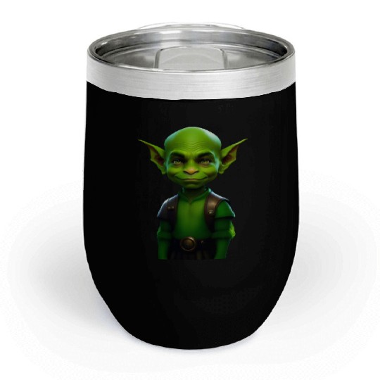 Green Goblin Rascal Embrace the Mischief Chill Wine Tumblers