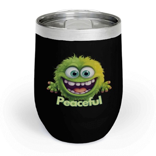 Peaceful Warm Fuzzy Chill Wine Tumblers