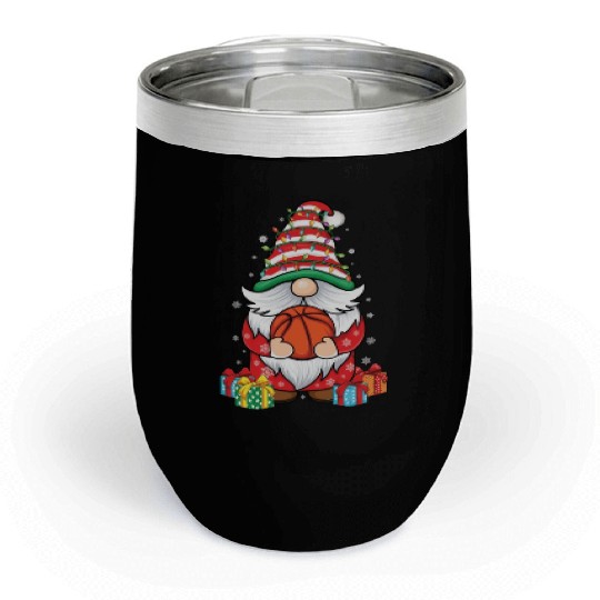 Cute Gnomes Basketball Lover Chill Wine Tumblers