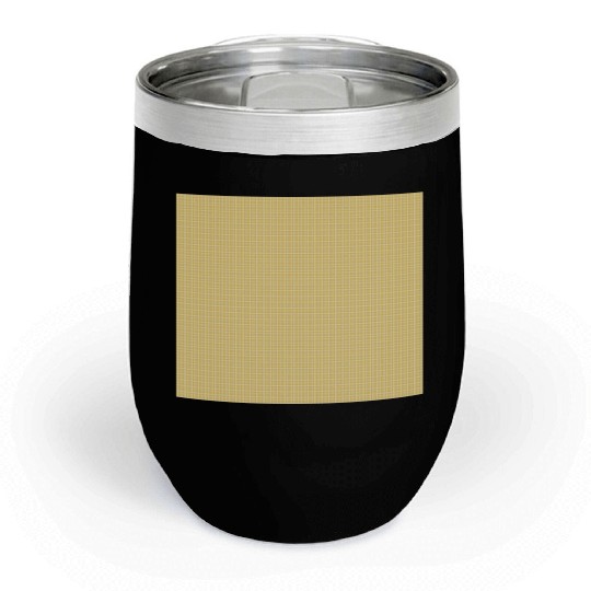 Retro Yellow Dots Pattern Chill Wine Tumblers