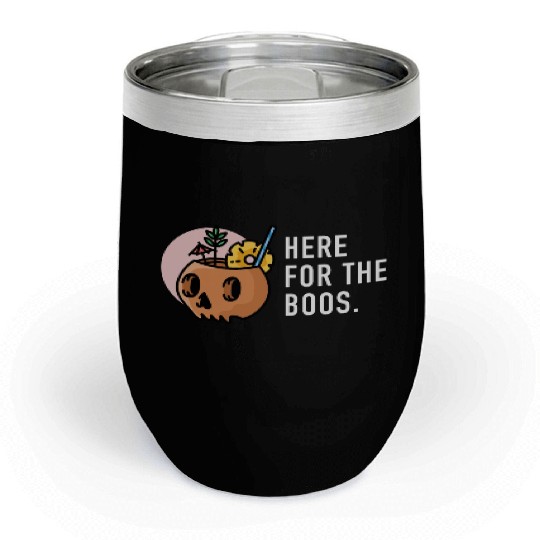 halloween 2 white Chill Wine Tumblers