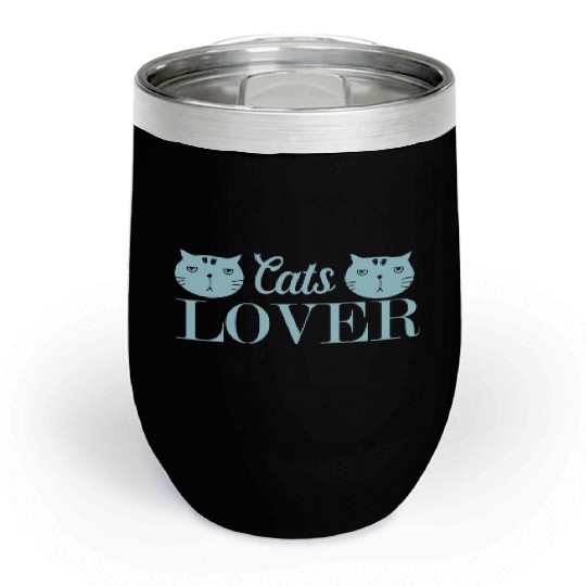 Cats Lover Design For Cat Owner Chill Wine Tumblers