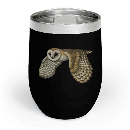Barn Owl Chill Wine Tumblers