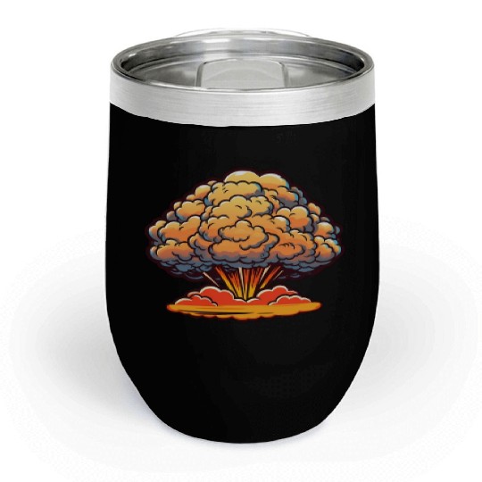 Explosion Fireworks Pyrotechnics Chill Wine Tumblers