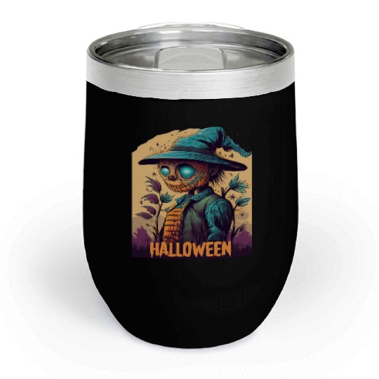 Scarecrow Chill Wine Tumblers