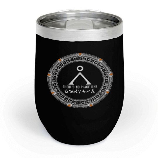 Stargate No Place Like Home Gate Adult Chill Wine Tumblers