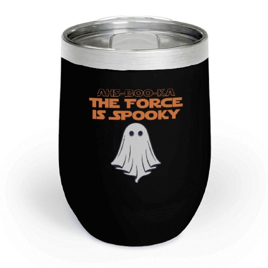 Ahs-Booka: Force is Spooky Halloween Gift Chill Wine Tumblers