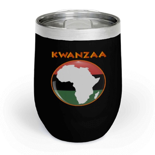 Embracing African Culture and Black History. Chill Wine Tumblers