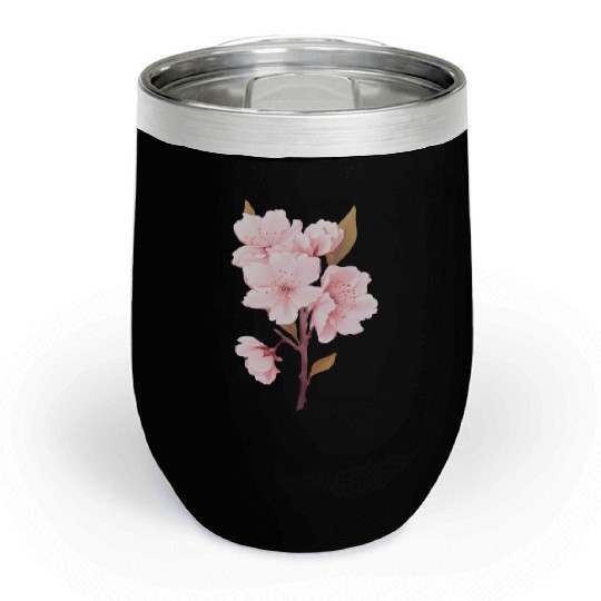 sakura Chill Wine Tumblers