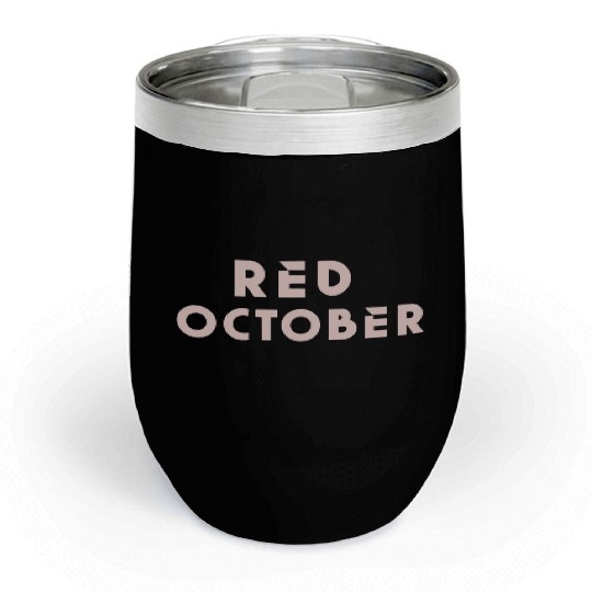 Red october phillies Chill Wine Tumblers