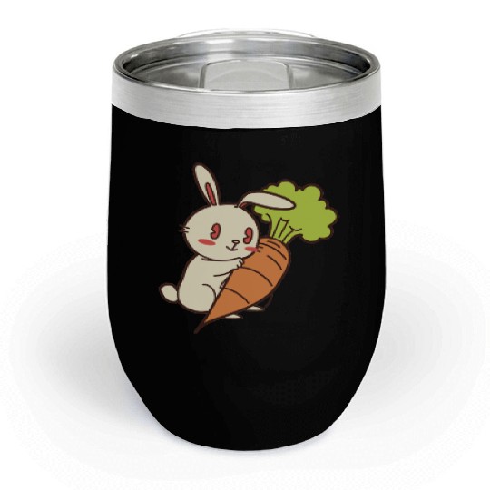 Rabbit And Carrot Chill Wine Tumblers