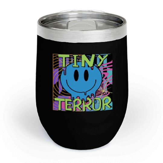 Tiny Terror Streetwear Chill Wine Tumblers All Neon Colors