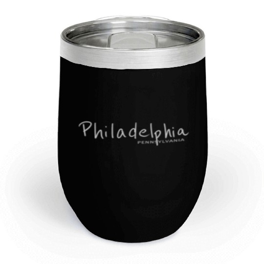Philadelphia Pennsylvania USA Chill Wine Tumblers