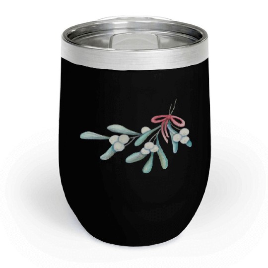Fresh Mistletoe Bundle - Holiday Tradition Chill Wine Tumblers