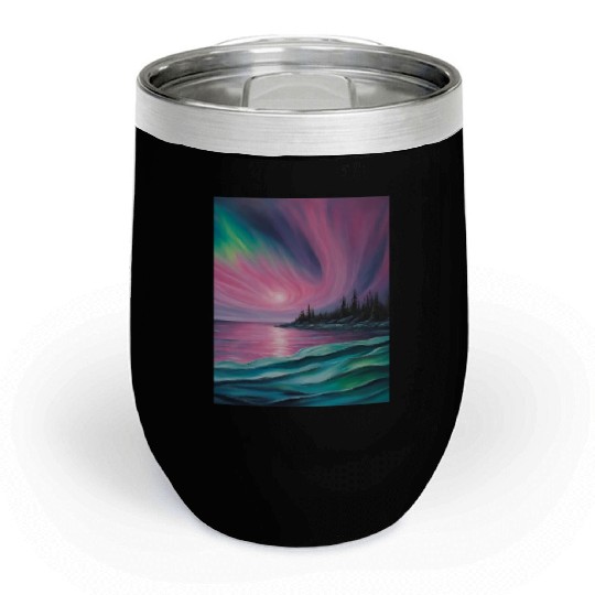 Northern lights Chill Wine Tumblers