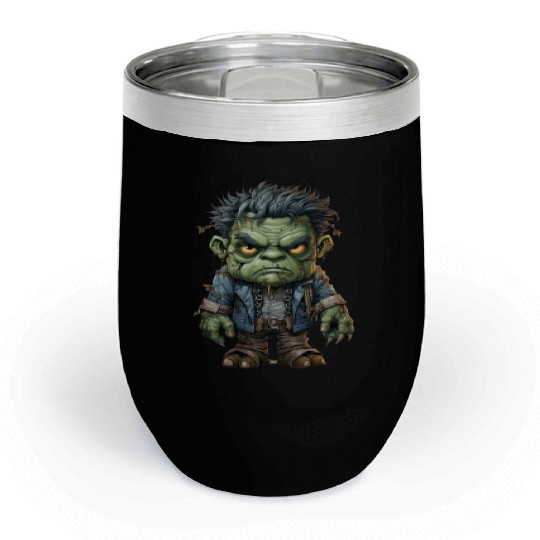 Halloween Frankie's Playful Monster Mash Chill Wine Tumblers