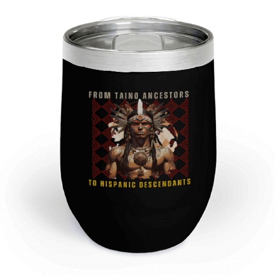 From Taíno Ancestors to Spanish Descendants Chill Wine Tumblers