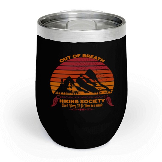 Out of Breath Hiking Society Chill Wine Tumblers