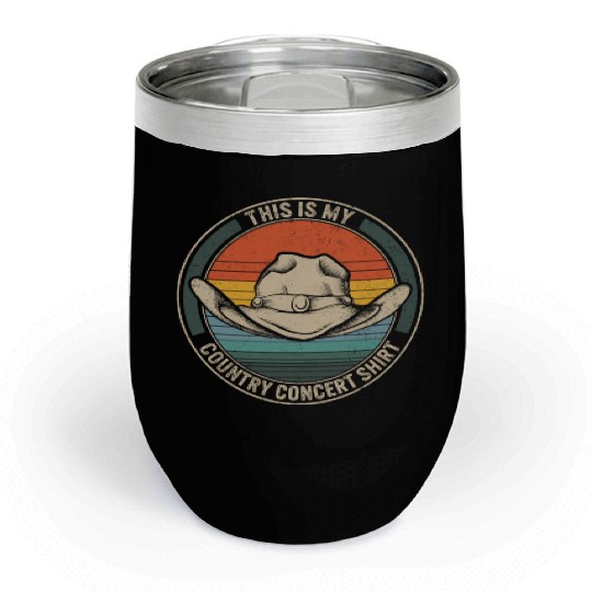Western Chill Wine Tumblers, This Is My Country Concert Chill Wine Tumblers