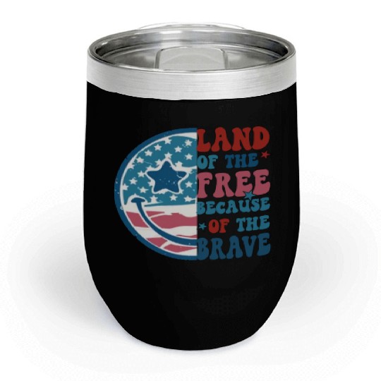 Land of the free Chill Wine Tumblers